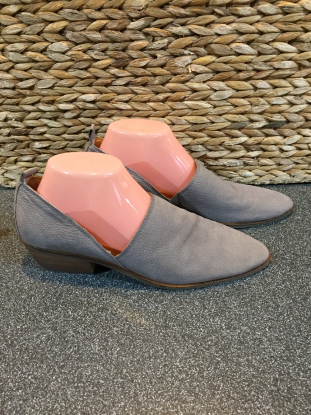 Lucky Brand Gray Suede Slip-On Shoes - Picture 7 of 12
